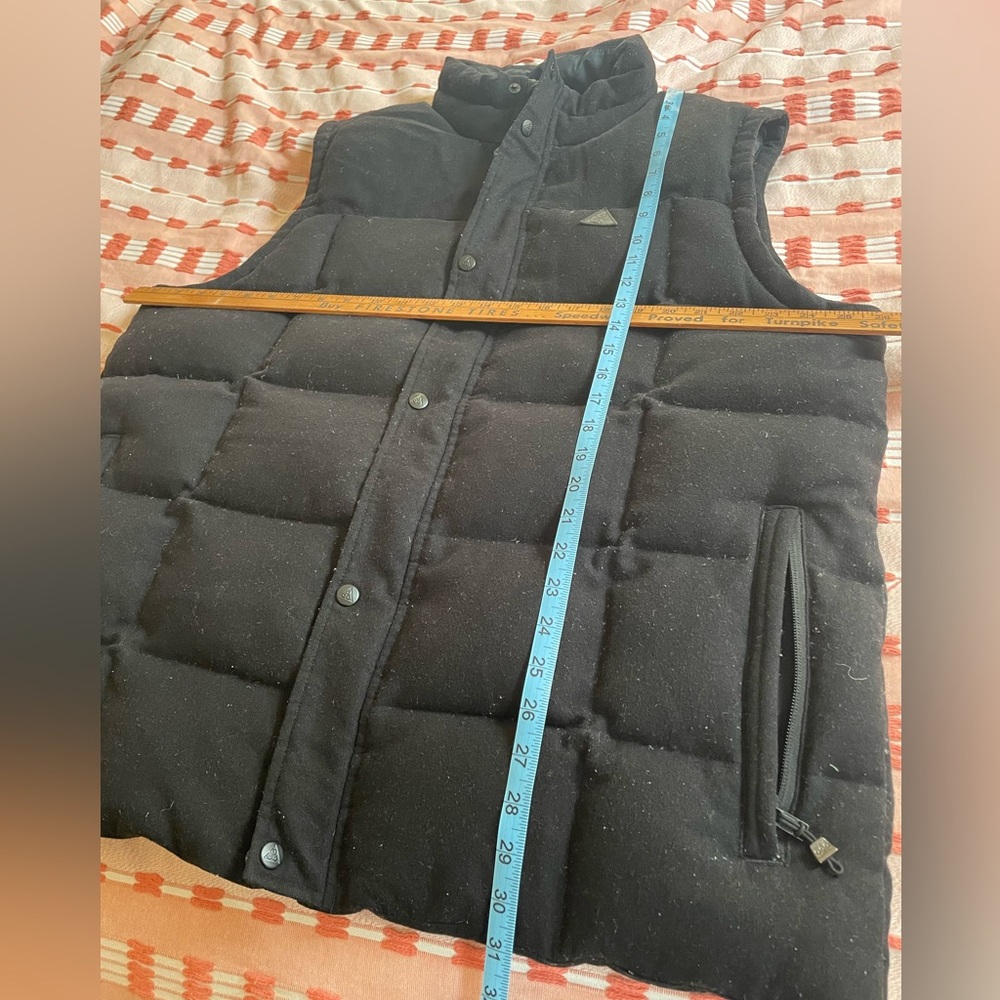Pendleton X Nike (ACG) triple black collection down vest.